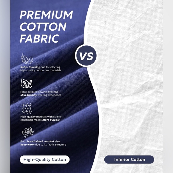 NWT David Archy Men's Long Sleeve Cotton Button-Down Pajamas Set/Navy Blue XL - Picture 8 of 10